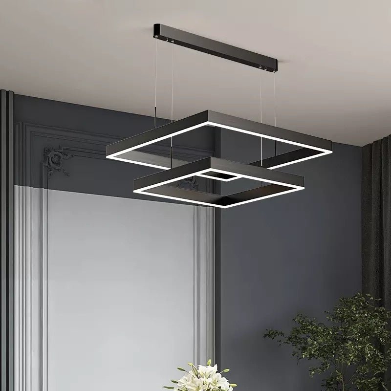 AuraGlow™ LED-Deckenleuchte – Dimmbarer Designer-Kronleuchter für moderne Wohnräume