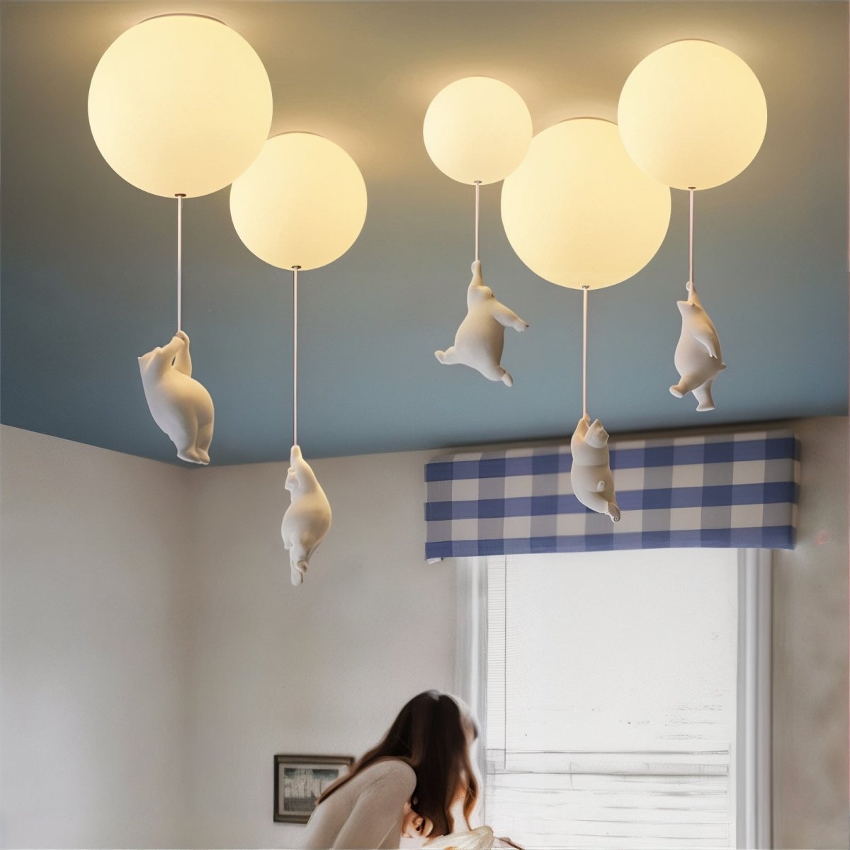 BearHaven™ Kinder-Deckenleuchte – Niedliche Bärenlampe fürs Kinderzimmer