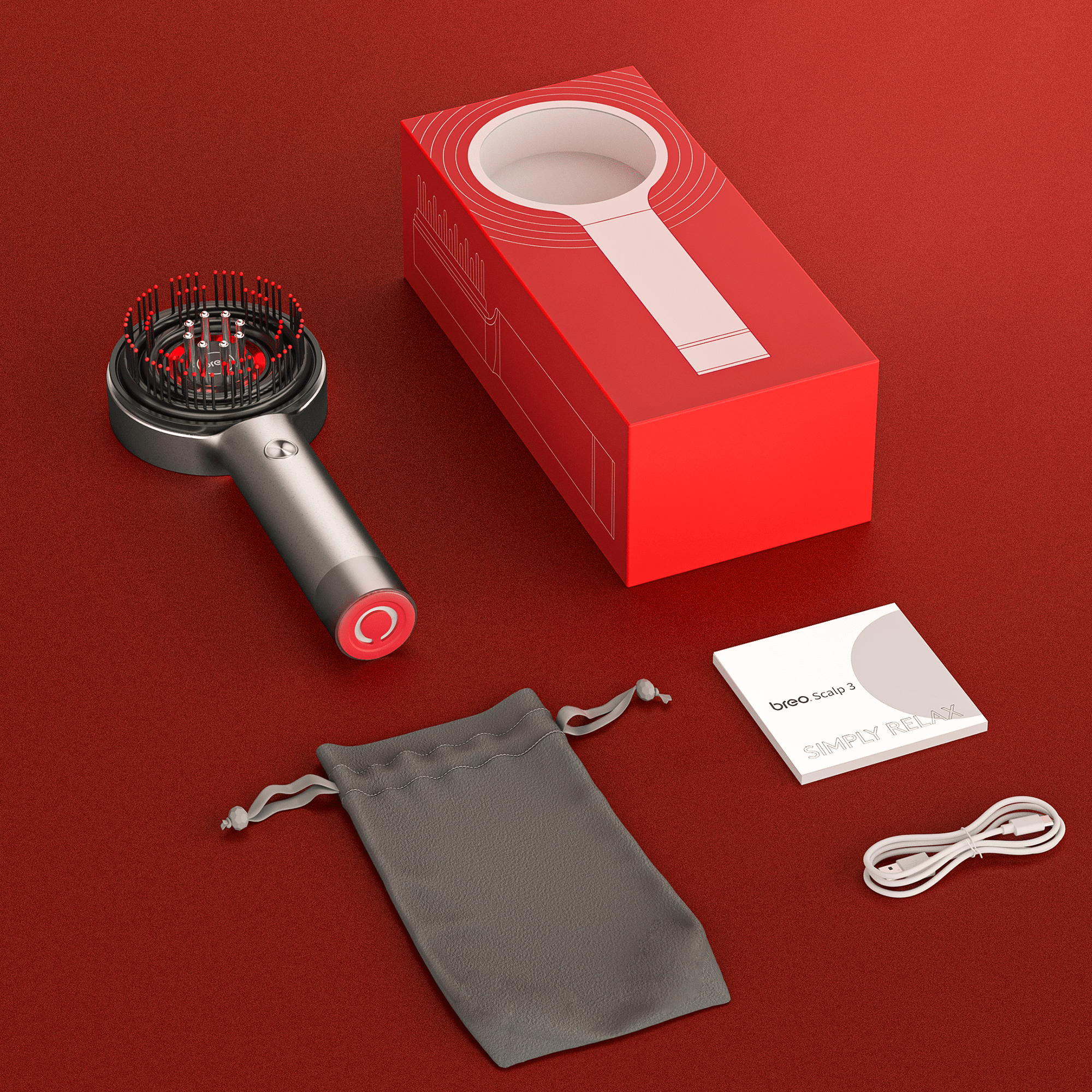 ScalpEase Kopfhautmassagebürste – Entspannung & Pflege für gesundes Haar