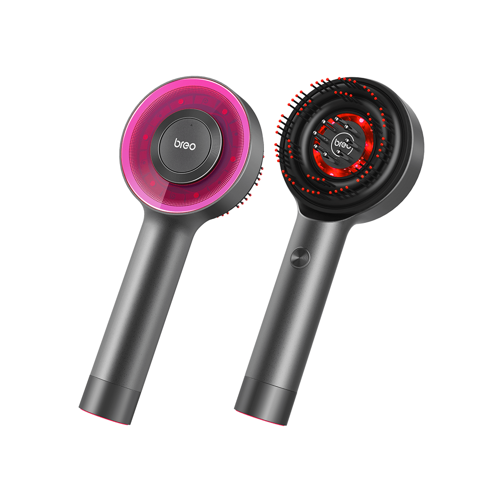 ScalpEase Kopfhautmassagebürste – Entspannung & Pflege für gesundes Haar - Grau