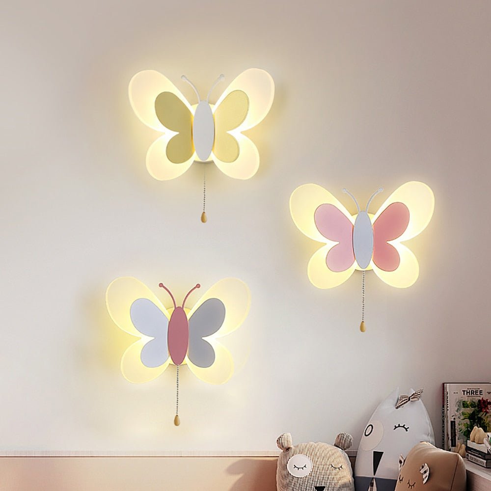 FlareWing | Schmetterlings-Wandleuchte – Verspieltes Design & Sanftes LED-Licht für Kinderzimmer