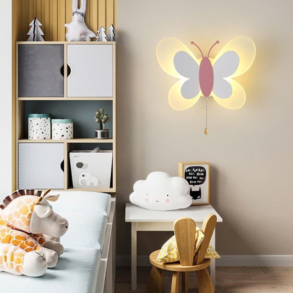 FlareWing | Schmetterlings-Wandleuchte – Verspieltes Design & Sanftes LED-Licht für Kinderzimmer
