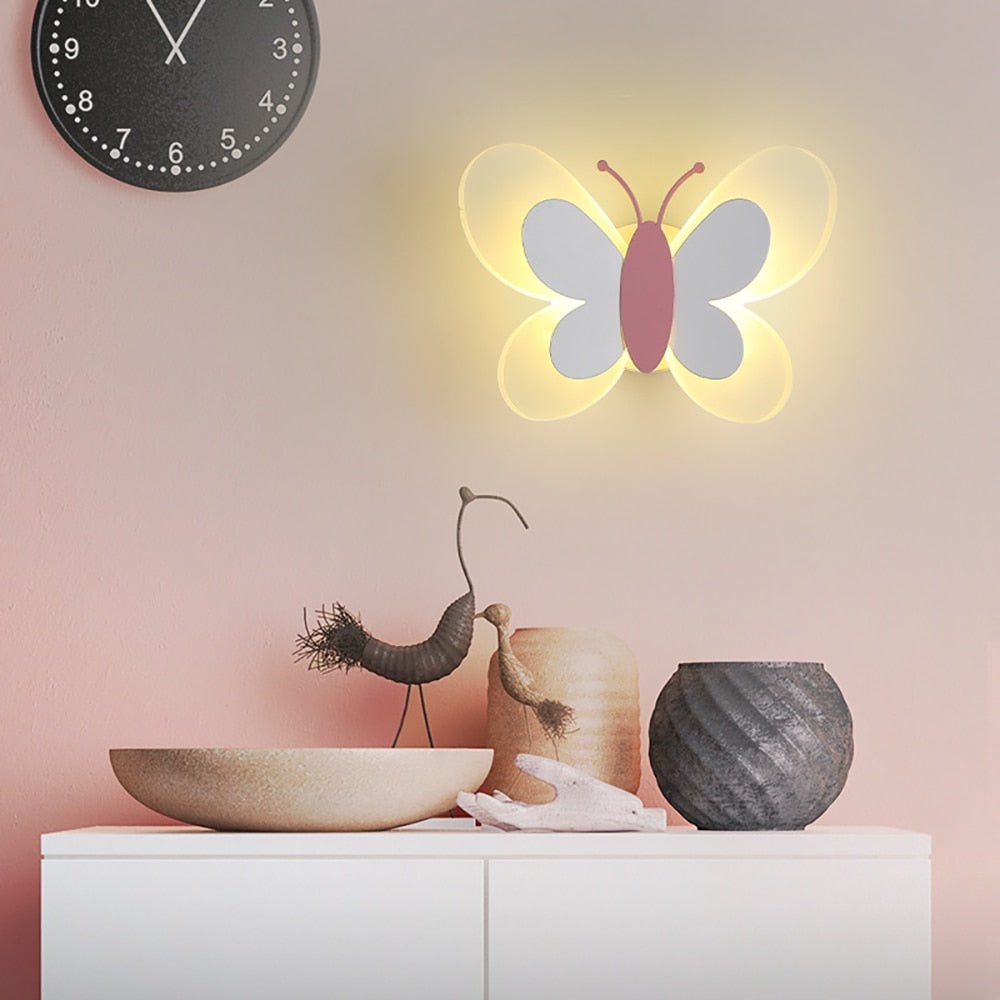 FlareWing | Schmetterlings-Wandleuchte – Verspieltes Design & Sanftes LED-Licht für Kinderzimmer