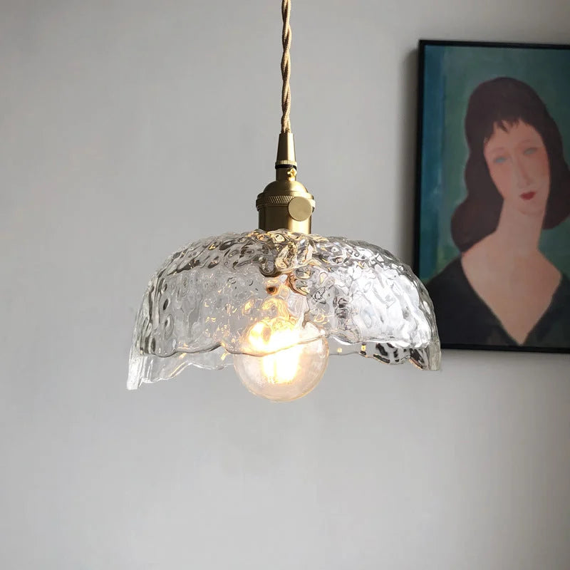 GlasTangle™ Pendelleuchte – Moderne Hängelampe aus Glas & Messing mit kreativem Design (E27)