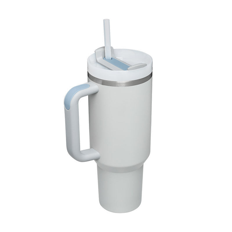 ChillMug™ – Isolierter Trinkbecher mit Griff & Strohhalm | 40 oz Thermobecher für unterwegs