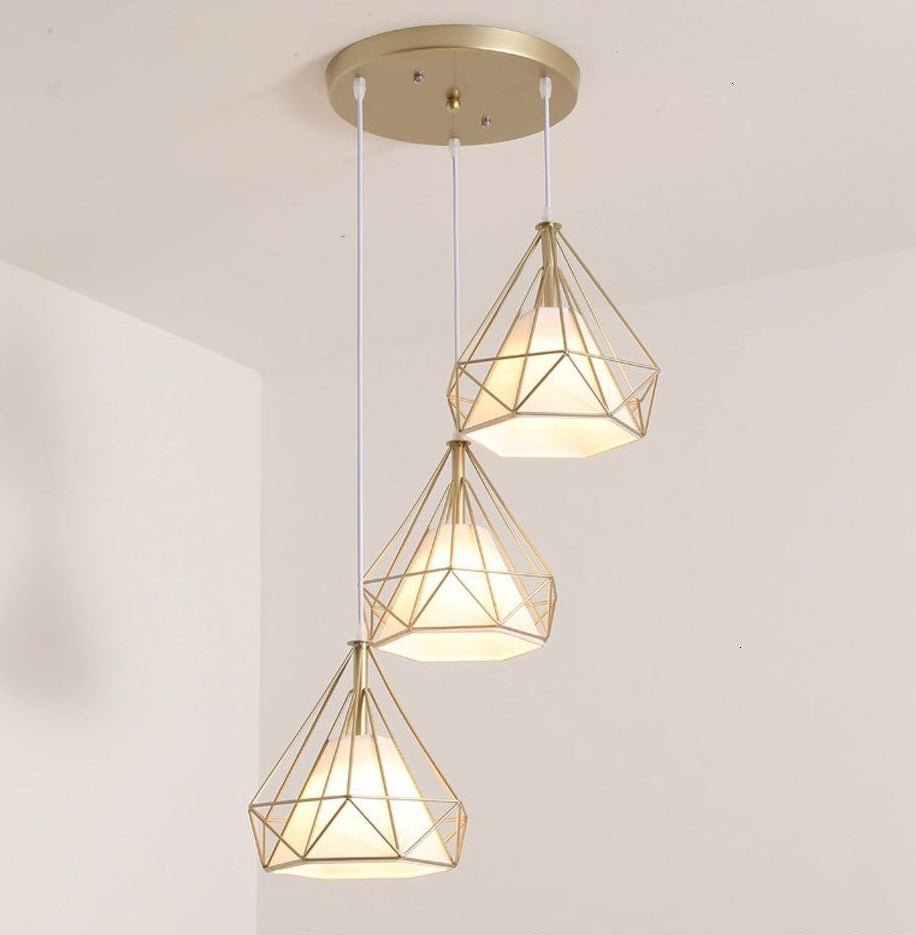 SteelAura™ Pendelleuchte – Industrielle Deckenlampe aus Eisen für moderne Räume
