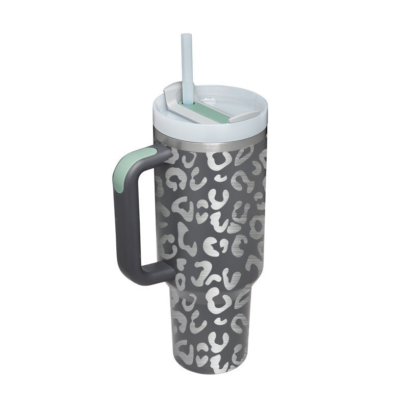 ChillMug™ – Isolierter Trinkbecher mit Griff & Strohhalm | 40 oz Thermobecher für unterwegs