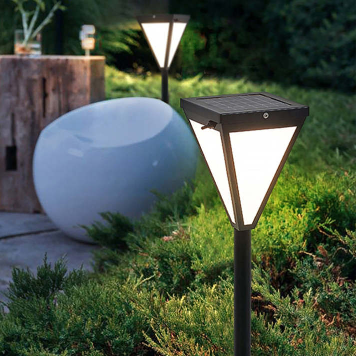 Orr™ Modern Design Solar LED Outdoor Lamp – Wetterfeste Garten- & Wegeleuchte in Schwarz