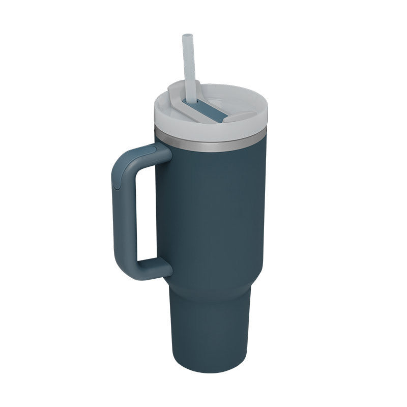 ChillMug™ – Isolierter Trinkbecher mit Griff & Strohhalm | 40 oz Thermobecher für unterwegs