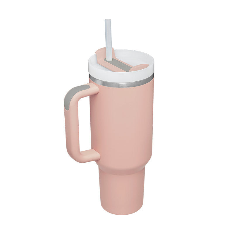 ChillMug™ – Isolierter Trinkbecher mit Griff & Strohhalm | 40 oz Thermobecher für unterwegs