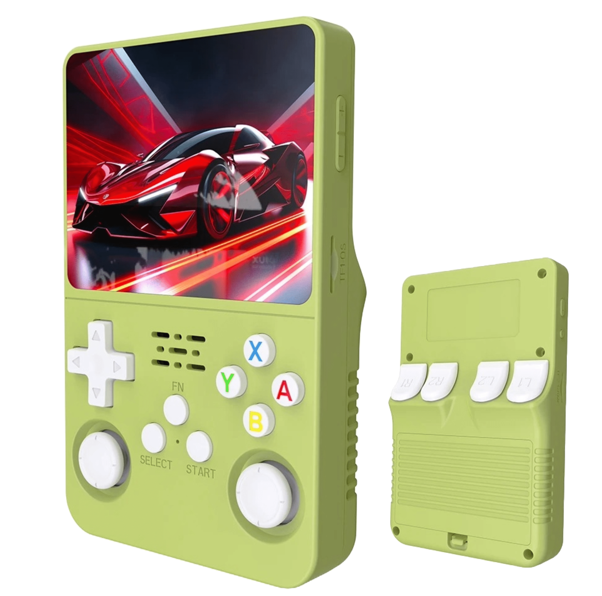R36S Retro Handheld Spielkonsole – 3,5 Zoll IPS Bildschirm, Linux System, 64GB Speicher, 15.000 Spiele, Tragbare Retro Gaming Konsole - Less Goods