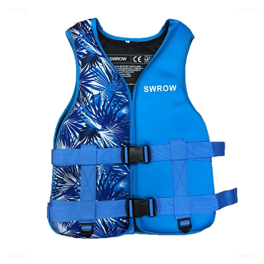 Schwimmweste für Wassersport – Hochwertige Auftriebsweste aus Neopren für Schwimmen, Bootfahren & Kajak – Für Erwachsene & Kinder - Less Goods