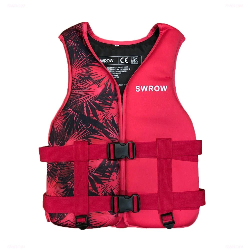 Schwimmweste für Wassersport – Hochwertige Auftriebsweste aus Neopren für Schwimmen, Bootfahren & Kajak – Für Erwachsene & Kinder - Less Goods