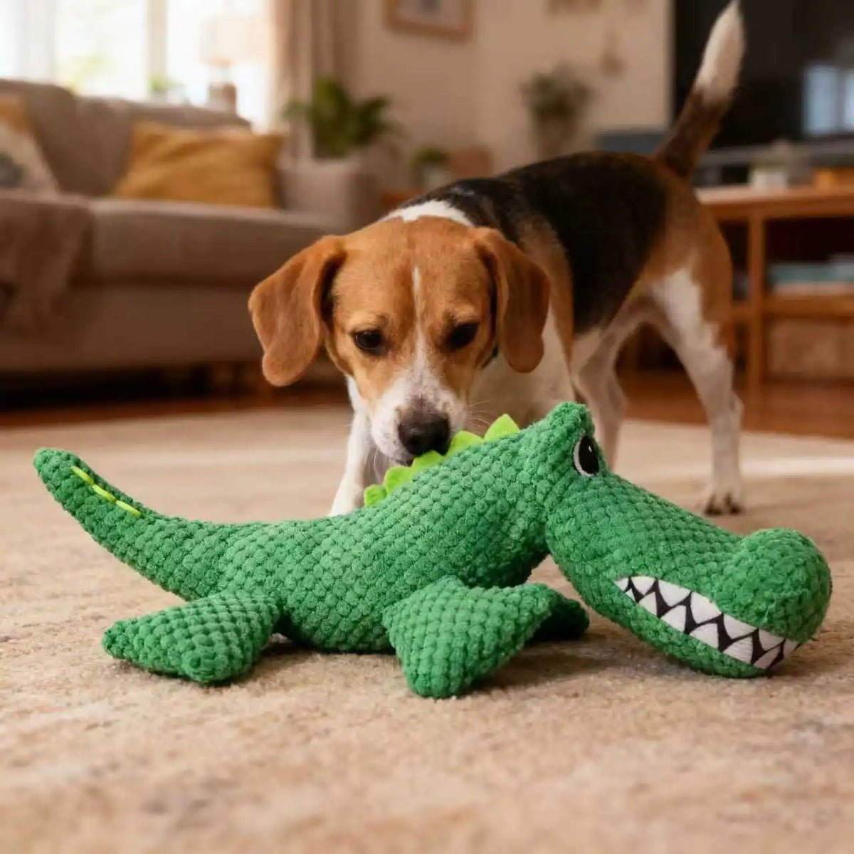TuffPaw™ Unzerstörbares Hundespielzeug – Kaubeständiges Nylon Quietschspielzeug für starke Kauer