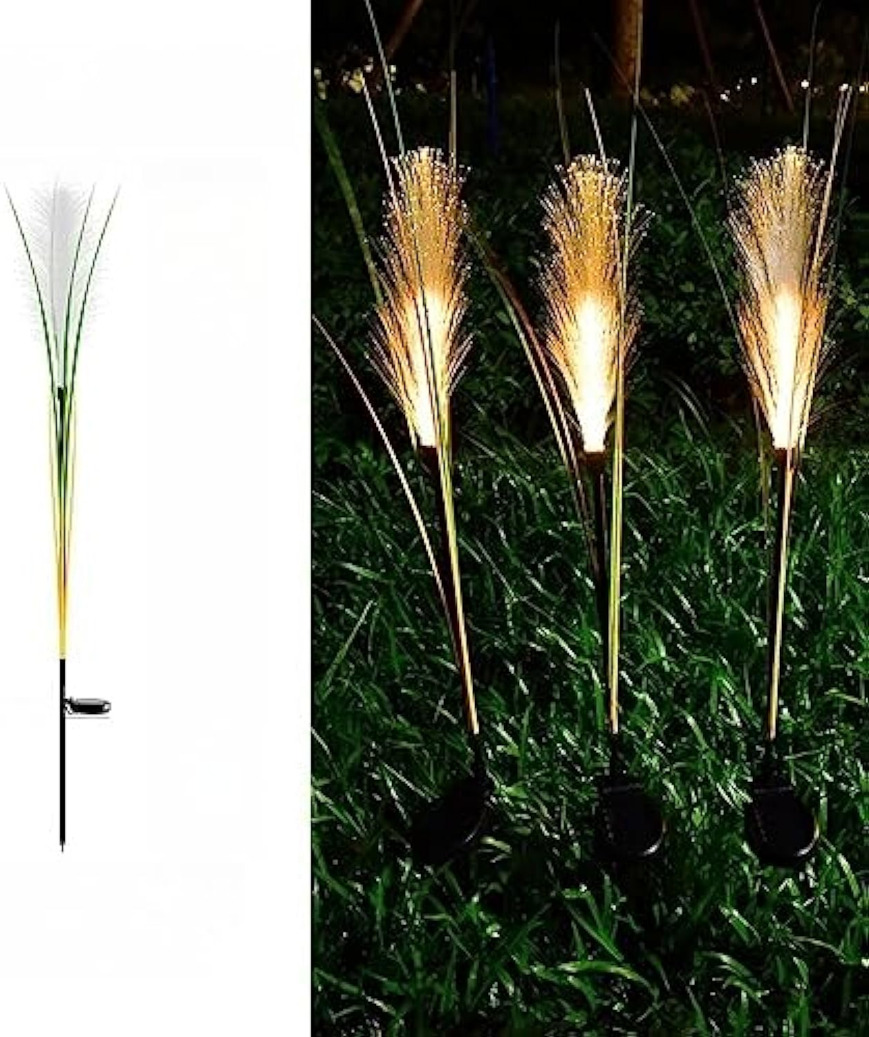 ReedGlow™ Solar Fiber Reed Lights – Natürliche Solar-Gartenleuchten für Weg & Terrasse