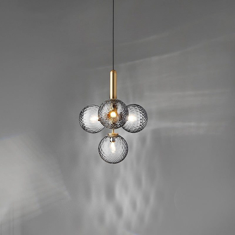 CrystalGlow™ Pendelleuchte – Moderne Hängelampe aus Glas & Aluminium