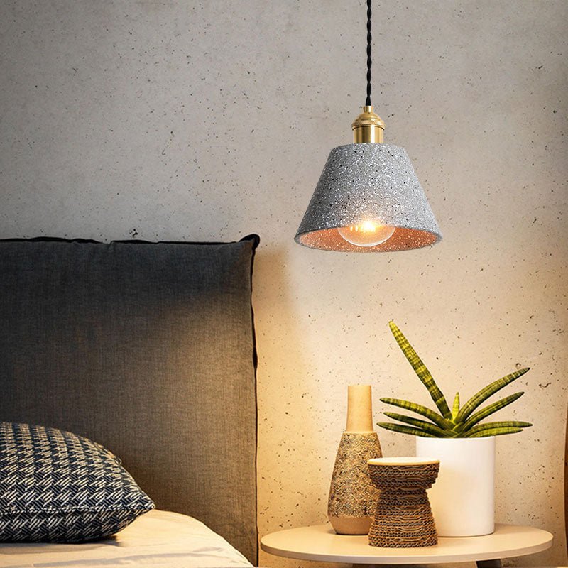 UrbanLume™ Pendelleuchte – Moderne Zement-Hängelampe im Industrial-Design