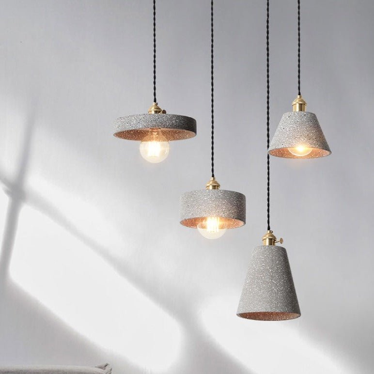 UrbanLume™ Pendelleuchte – Moderne Zement-Hängelampe im Industrial-Design