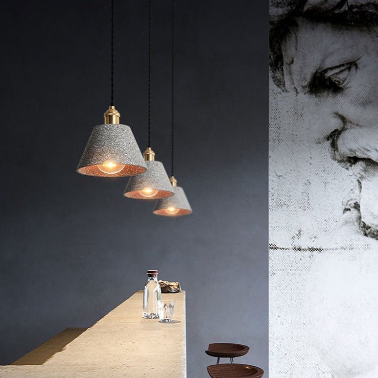 UrbanLume™ Pendelleuchte – Moderne Zement-Hängelampe im Industrial-Design