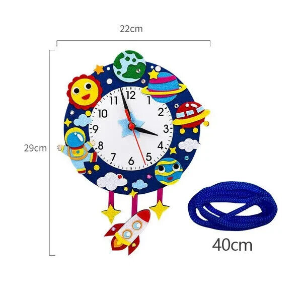 StellarTick™ – Leuchtende Sternenhimmel-Wanduhr mit magischem Kosmos-Design