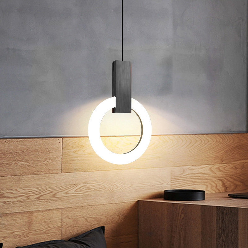 AuraRing™ Pendelleuchte – Minimalistische LED-Hängelampe im nordischen Ring-Design