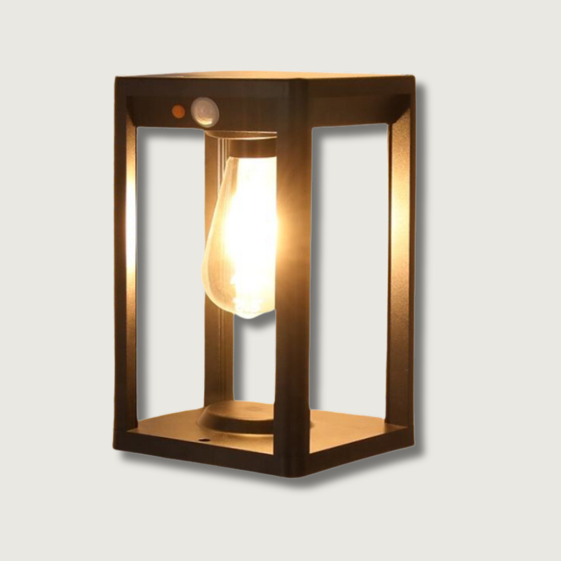 PillarGlow™ Solar Säulenleuchte – Energiesparende Garten- & Einfahrtsbeleuchtung mit Bewegungsmelder