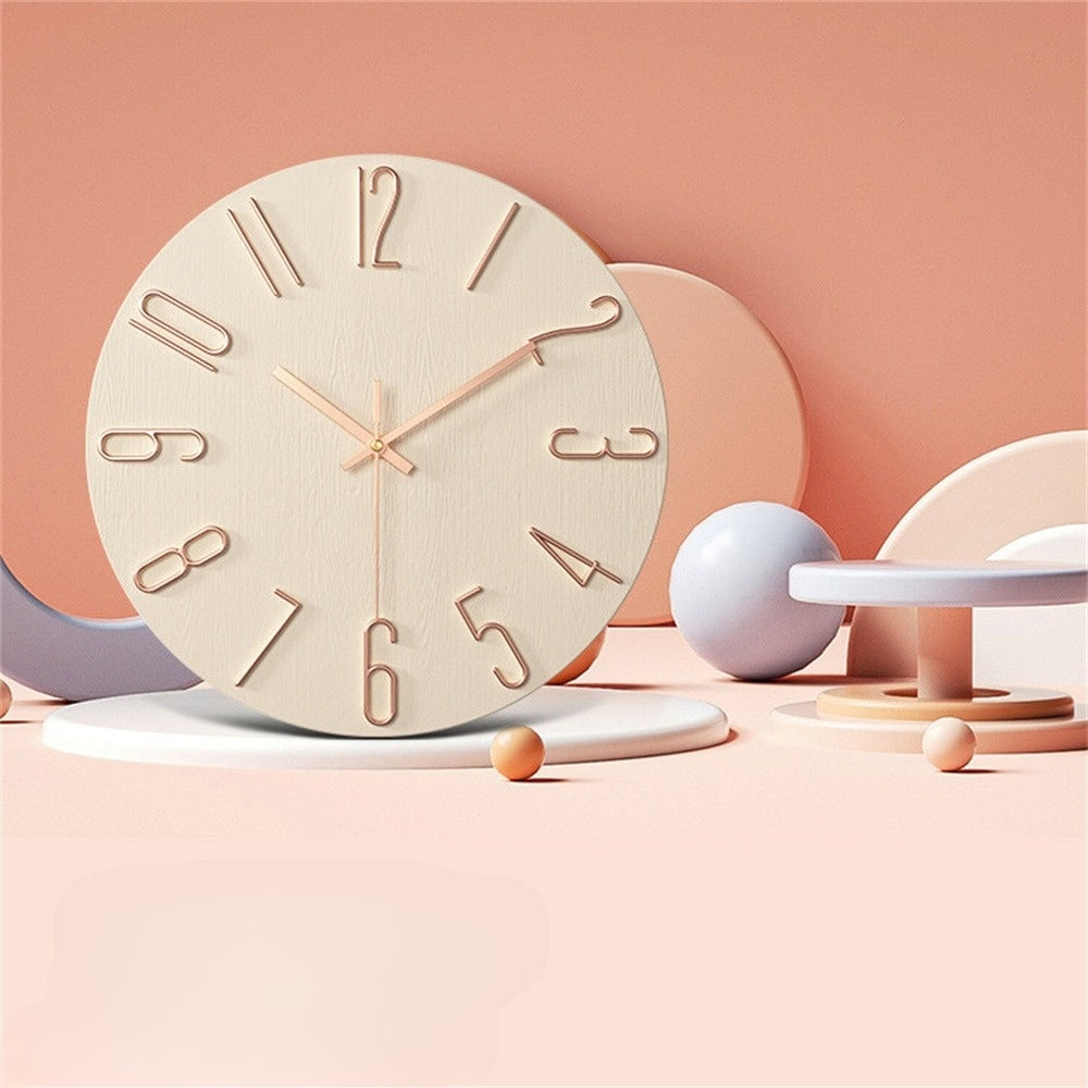 TechTick™ – Moderne Kunststoff-Wanduhr im zeitlosen Design