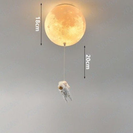 GalacticGlow™ Spaceman Deckenleuchte – Astronaut Mondlampe für Kinderzimmer