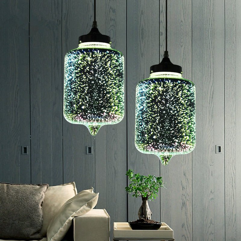 SphereGlow™ Glas-Pendelleuchte – Sternenlicht-Design aus Glasstein für stilvolle Räume