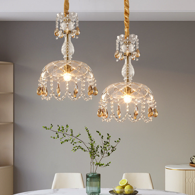 OpalGleam™ Kronleuchter – Luxuriöse Designer-Kristall-Hängelampe für Wohn- & Esszimmer (LED)