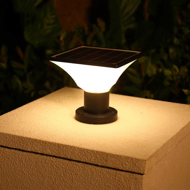 Waterproof Solar Column Lamp™ – Solar-Säulenleuchte mit 4000mAh Akku & 3 Lichtfarben
