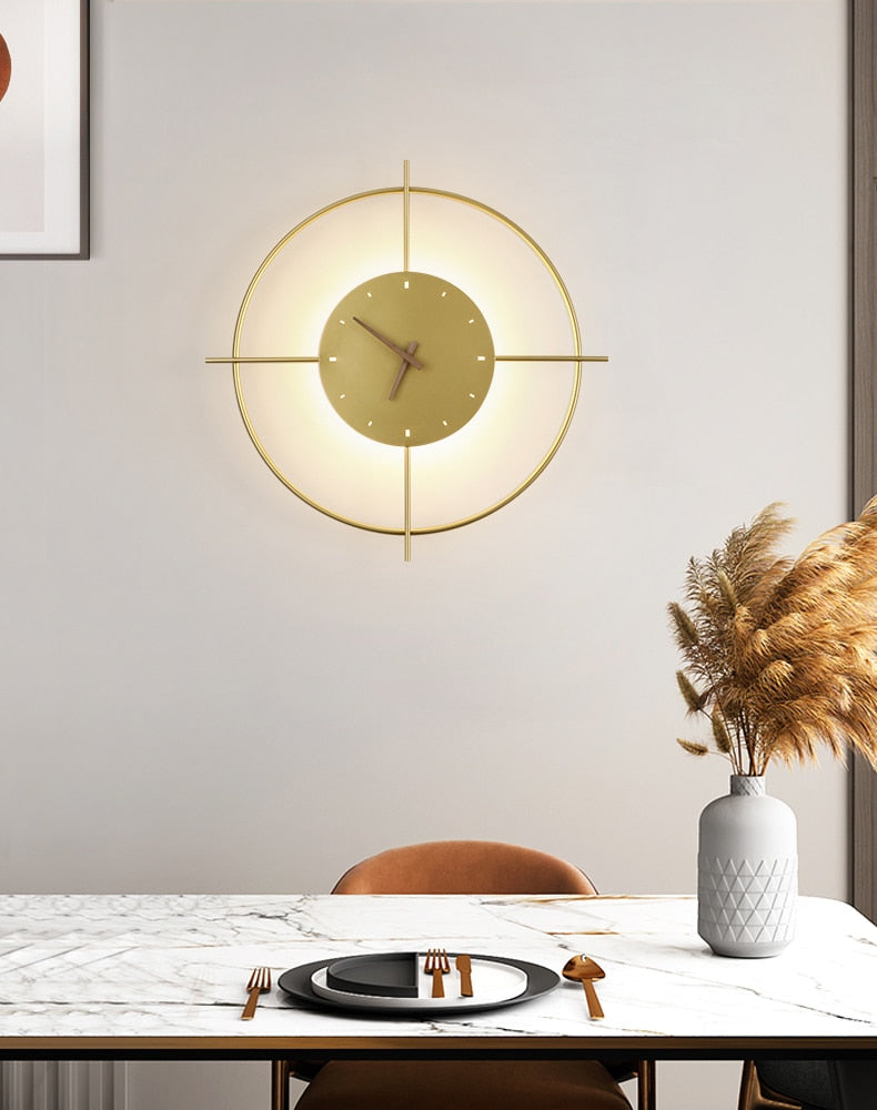 RadiantTime™ – Elegante Kristall-Design Wanduhr für moderne Wohnräume