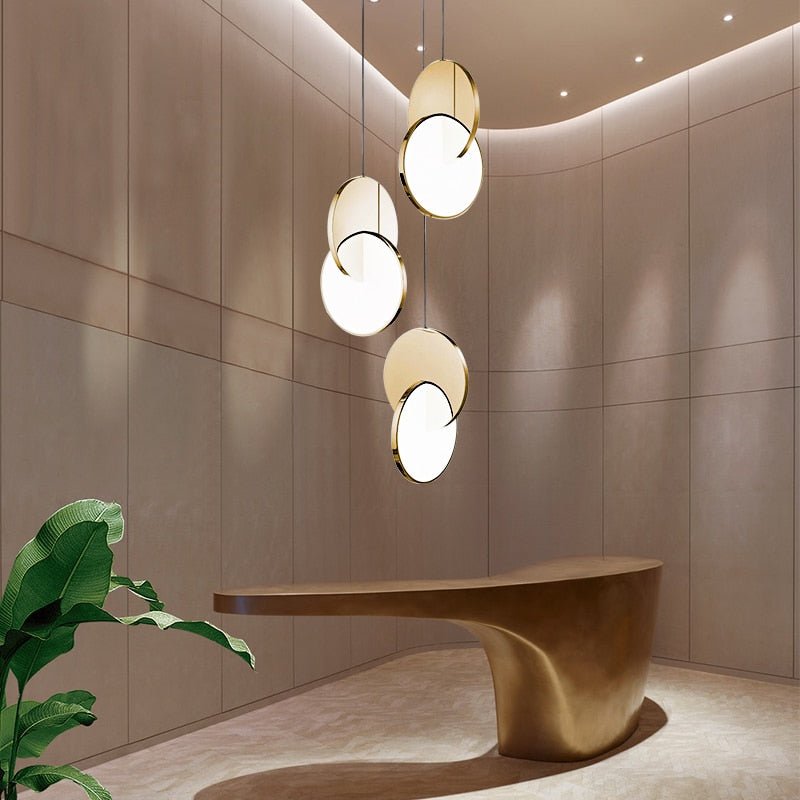 LuxeBeam™ LED Pendelleuchte – Höhenverstellbare Design-Hängelampe aus Edelstahl
